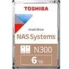 TOSHIBA N300 NAS SYSTEMS HDD INTERNO 6TB SATA III 6Gb/s 3.5" BUFFER 512MB 7.200r