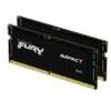 KINGSTON FURY IMPACT KIT MEMORIA RAM 2x32GB TOT 64GB 5.600MHz TIPOLOGIA SO-DIMM