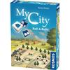 Thames & Kosmos My City Roll & Build, gioco da tavolo decisionale, giochi per famiglie per serate di gioco, giochi da tavolo per adulti e bambini, da 1 a 6 giocatori, età 10+, oro