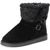 MUK LUKS Alyx, Stivali Donna, Ebano, 40.5 EU