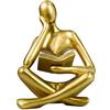 Stronrive Statua del pensatore 'Uomo Che Legge - Pensatore Modern Home Decor, Libreria Decor | Libro di Lettura di Statuette Dorate, Decorazioni per la casa Moderne per la mensola a libreria