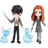 Wizarding World, Set Amicizia Patronus di Harry Potter e Ginny Weasley con 2 bambole articolate e 2 animali Patronus, collezione Harry Potter, giocattoli per bambini dai 5 anni in su