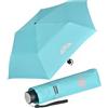 Doppler - Ombrello tascabile per bambini, con superfici riflettenti Blu Royal-Blu 91 cm