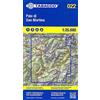 CARTE TOPOGRAFICHE PER ESCURSIONISTI Pale di San Martino 1:25.000. Ediz. italiana, inglese, francese e tedesca: 022