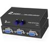 XMSJSIY VGA Switch Box 2 in 1 Out Audio Video Commutatore With Dual Monitor Support 1080P - 2 Ports Video Sharing Selector Adattatore for XVGA, SVGA, UXGA PC