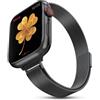 RYLIXAR Cinturino Magnetico Compatibile con Apple Watch 49mm 46mm 45mm 44mm 42mm 41mm 40mm, Uomini Donne Milanese Regolabile in Acciaio Inossidabile per iWatch Ultra 2 Ultra Series 10 9 8 7 6 5 4 3 2 1 SE