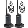 Retevis RT86A Walkie Talkie a Lungo Raggio, Radio Bidirezionale Professionale per Adulti, 2500mAh, Radio per Chiamate di Gruppo, Edilizia, Logistica e Trasporti (Nero, 2 Pezzi)