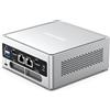 MINISFORUM Mini PC NAB6 Lite, processore Core i5-12600H 12 core/16 thread fino a 4,5 GHz, scheda grafica Iris XE, 32 GB di memoria DDR4/PCIe 4.0 SSD da 512 GB, 2xHDMI/2xUSB-C/2xRJ45 2.5 LAN