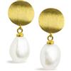 Secret & You Orecchini da donna con Perle Coltivate d'acqua dolce, Perle Barocche e Keshi di SECRET & YOU - Argento 925 placcato con oro 18 K o rodio.