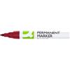 Q-Connect Marcatore permanente Q-Connect con fusto in metallo e punta conica 4 mm rosso KF11710
