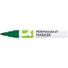 Q-Connect Marcatore permanente Q-Connect con fusto in metallo e punta conica 4 mm verde KF11711