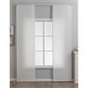 Gardinenbox New Amsterdam 2024740-2 - Set di 2 tende a pannello New Amsterdam, struttura naturale, moderna, semplice e versatile, con binario di scorrimento e asta di contrappeso, 245 x 60 cm