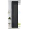 Gardinenbox 85600N - Set di 1 tenda a pannello, in microfibra, divisorio, 245 x 60 cm (altezza x larghezza), colore nero opaco, binario di scorrimento con asta di contrappeso