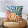 Merrycolor Copricuscino Boho Astratto Matisse 45 x 45 cm Morbido trapuntato colorato federe metà secolo estetica moderna Boho cuscini decorativi federa per cuscino per divano soggiorno letto