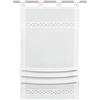 Gardinia Sehlbach Tenda romana, Aspetto naturale, Bianco, 60 x 120 cm, Atmosfera naturale, Stile rustico, Opaco, Montaggio semplice, Altezza regolabile