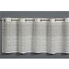 Gardinia Sehlbach Tenda bistrot a righe intrecciate, Beige, 140 x 45 cm, Eleganza classica, Opaca, Traslucida, Facile da fissare