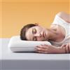 Sonive Cuscino in memory foam da 70 x 36 x 6 cm, con federa in fibre di bambù e poliestere rimovibile e lavabile, cuscino ergonomico per cervicale, allevia il dolore al collo, bianco