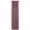 Gardinia Sehlbach Tenda pronta per l'uso con occhielli nascosti, Dimout uni, Rosa, 135 x 245 cm, A risparmio energetico in inverno, Termorespiratore in estate, Opaco, Certificato Oeko-Tex, Facile da installare