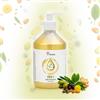By hands of Nature Verana Verana Olio per Massaggi PRO-1, Professionale Neutro, Inodore, 100% Naturale, Vegano, per Corpo, Viso, Capelli, Unghie, Piedi, Orecchie, Smagliature, Anti-cellulite (500ml)