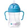 b.box Tazza con Cannuccia | Bicchiere con Cannuccia Bambino | Coperchio Scorrevole, Cannuccia Ponderata, Antigoccia e Ergonomica | Senza BPA, Lavabile in Lavastoviglie | 6+m | 240 ml