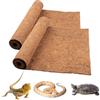 Fengaim Tappetino in fibra di cocco per rettili, confezione da 2 tappetini naturali per rettili, rivestimento per terrario, substrato per rettili, fornito per barbato, geco leopardo, iguana, serpente