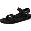 riemot Sandali Sportivi Uomo Estivi Sandali da Trekking Leggere Comode Antiscivolo Scarpe per All'aperto Escursionismo e Spiaggia Nero EU43