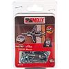 Molly m11110-xj tasselli metallici a espansione con vite M5 Ø 5 x 36 mm, Grigio, Set di 16 pezzi