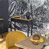 DEGHI Consolle 87x78h cm in legno nero e naturale con 2 cassetti - Nayeli