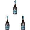 Brilla! Asolo Prosecco Superiore DOCG - Spumante Brut Italiano - Bottiglia 750 ml - 11% Vol - Fresco, Fruttato e Brillante (Confezione da 3)