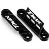 Modeer per Yamaha Tmax 560 Tech Max 2020-2023 Tmax 530 SX DX 2017-2020 Moto CNC Coppia Parafango anteriore Piastra dell'asse Slider decorativo tmax530 tmax560 techmax Accessori (nero)