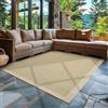 Carpettex Teppich Carpettex Tappeto da Esterno Impermeabile 200x300 (200x290 cm) Verde - Tappeto Resistente alle Intemperie e Lavabile in Lavatrice - Tappeto per Giardino, Terrazza, Balcone, Campeggio