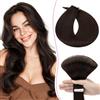 SEGO Pro Extension Capelli Veri Biadesivo 10pz 30cm #2 Marrone Scuro Extension Biadesive Capelli Veri Lisci Remy Tape in Hair Extension (10g)
