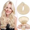 SEGO Pro Extension Capelli Veri Biadesivo 10pz 30cm #60 Biondo Platino Extension Biadesive Capelli Veri Lisci Remy Tape in Hair Extension (10g)