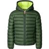 Save The Duck Giubbotto Piumino Animal Free Bambino Dony Verde Timo (IT, Età, 14 anni, Regular, Bambino, Verde Timo)