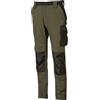 U-POWER DON'T WORRY... BE HAPPY! Pantalone U-Power Performance, Modello Atom, Slim Fit Elasticizzato, con Multi_tasche Frontali e Laterali, Tessuto Traspirante, Elastico in Vita, Cerniera di Chiusura (Dark Green_L)
