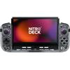 CRKD Nitro Deck+ - Controller portatile Pro per Nintendo Switch e modello OLED, agganciabile per TV, sidekicks programmabili e pulsanti posteriori, sistema True Collection (Clear White Edition)