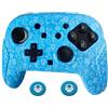 Generico Custodia protettiva in silicone morbido controller per Switch 2 Pro Copertura protettiva antiscivolo con 2 cappucci per joystick (Blu)