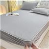 DOUZIO Lenzuola di Raffreddamento Estivo con 2 Federe, Topper per Materasso di Raffreddamento per Letto Singolo, Matrimoniale, Tappetino Portatile di Raffreddamento per Dormire (Size:180×200cm,Color:Grey-b)