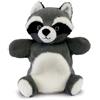 Histoire D'Ours - Puppetta Doudou Peluche Procione 24 cm - Collezione Podcoll - Doudou Touch per Animare per Neonato - Peluche interattivo morbido - Idea regalo Nascita mista - HO3371
