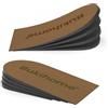 Bukihome Talloniera per spina calcaneare, alzatacco - Bukihome plantari per tallonite, solette a 4 strati per aumentare l'altezza, indicate sperone calcaneare, fascite plantare (marrone, medio: 39-42,5)