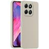 HULLIN Custodia per Telefono in Silicone Colorato, Adatta per HONOR X6b (4G) (6.56) - Bianco antico