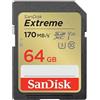 SanDisk Extreme 64GB SDXC Memory Card up to 150MB/s, Class 10, U3, V30
