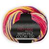 Unbekannt PRO LANA - Feltro di lavaggio Colori 100 - Colore: rosso/viola (705) - 100 g/circa 100 m lana