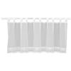 Gardinia Sehlbach Tenda bistrot in voile con pizzo, Bianco, 140 x 45 cm, Eleganza senza tempo, Opaca, Traslucida, Accento romantico, Montaggio semplice