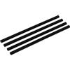 Fackelmann FMprofessional Cannucce in plastica riutilizzabili, diametro 6 x 150 mm, cannucce riutilizzabili (colore: nero), confezione da 50 pezzi