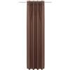 Gardinia Sehlbach Tenda pronta per l'uso con occhielli nascosti, Dimout uni, Marrone, 135 x 245 cm, A risparmio energetico in inverno, Termoresistente in estate, Opaco, Certificato Oeko-Tex, Montaggio facile