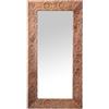DRW Specchio da Parete Rettangolare in Legno Naturale 90 x 180 x 7 cm, Medidas: 90x180x7cm
