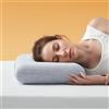 Sonive Cuscino in memory foam da 70 x 36 x 8 cm, con federa in fibre di bambù e poliestere rimovibile e lavabile, cuscino ergonomico per cervicale, allevia il dolore al collo, grigio