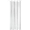Gardinia Sehlbach Tenda pronta per l'uso con occhielli, Etamine con filato effetto metallizzato, Bianco, 135 x 245 cm, Traslucido, Opaco, Certificato Oeko-Tex, Facile da fissare, Nastro accorciante incluso