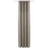 Gardinia Sehlbach Tenda con occhielli nascosti, Dimout uni, Tortora, 135 x 245 cm, A risparmio energetico in inverno, Termoresistente in estate, Coprente, Certificazione Oeko-Tex, Facile da installare
